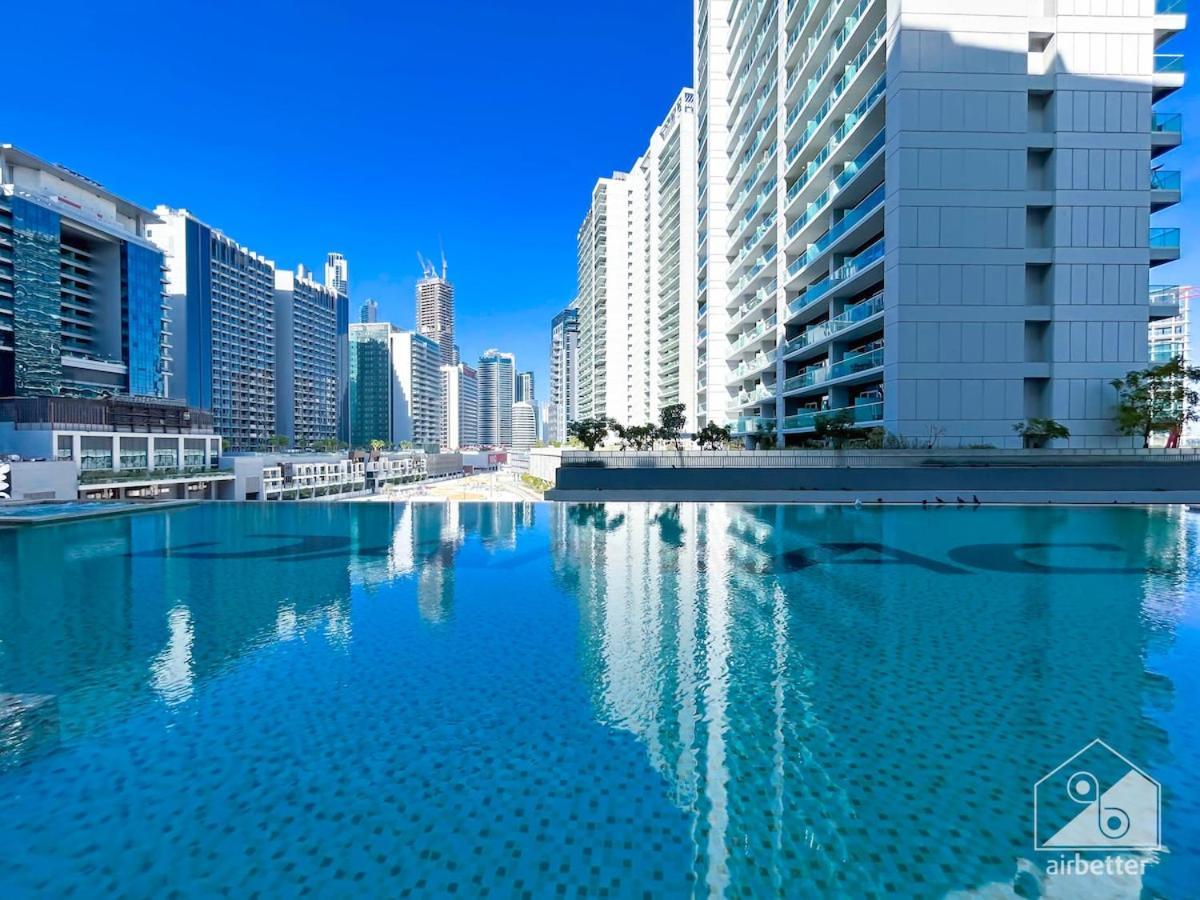 Luxury Stay At Damac Majestine With Balcony & Views 迪拜 外观 照片