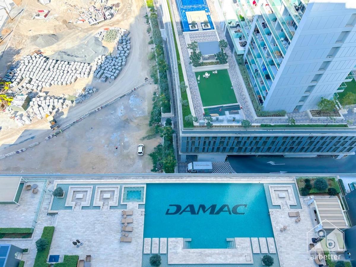 Luxury Stay At Damac Majestine With Balcony & Views 迪拜 外观 照片